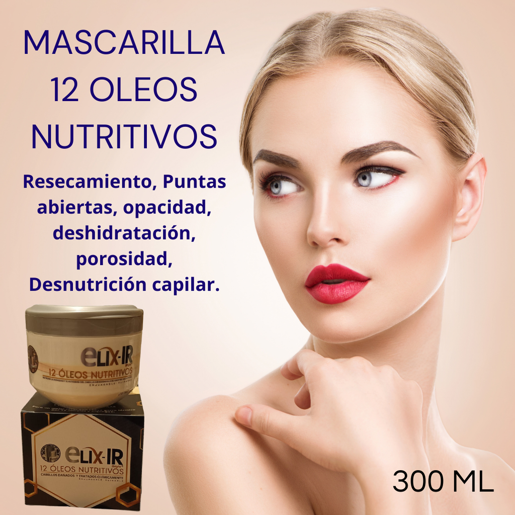 MASCARILLA 12 OLEOS NUTRITIVOS 300 ML