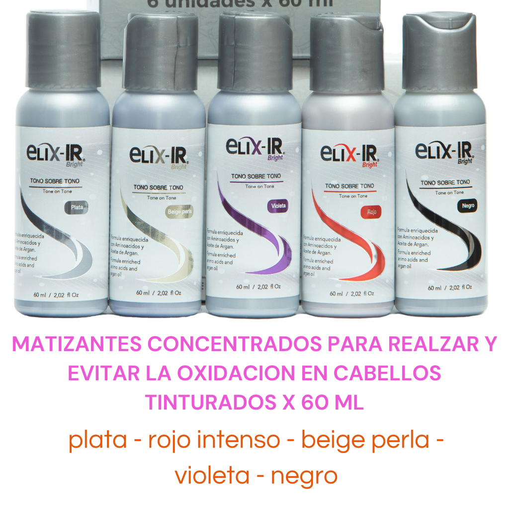 MATIZANTE 60 ML - DISPONIBLE ROJO INTENSO - BEIGE PERLA - PLATA - VIOLETA - NEGRO